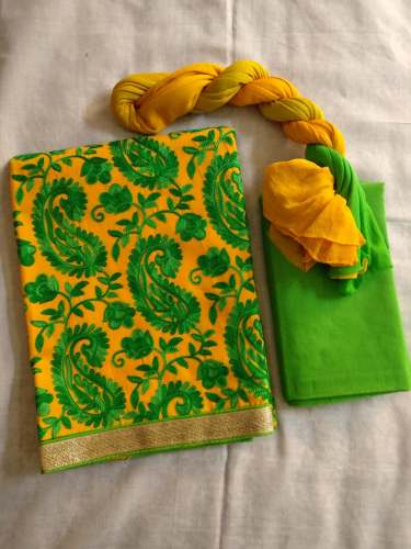 Canderi Cotton Salwar suit