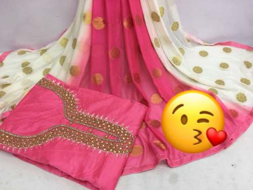 Chanderi Work Material