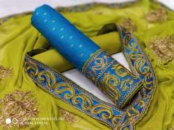 Cotton Jacquard Embroidery Dress Material