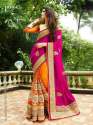 Embroidery Work Georgette Saree thumb 1