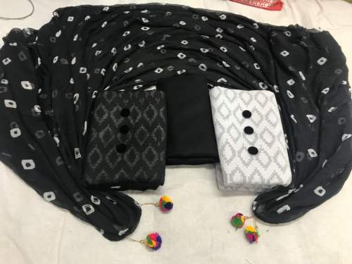 Fancy Cotton Dress Material 