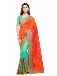 Fancy Lehenga Style Banarasi Silk Saree