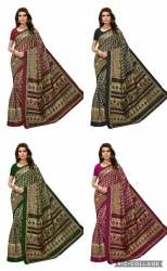 Fancy Printed Bhagalpuri Saree