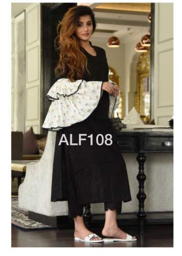 Fancy Rayon Kurti With Pant