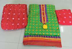 Glace Cotton Salwar Suit Matrial