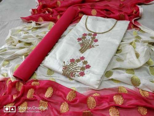 Heavy Neck Work Dress Material
