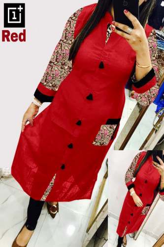 Kalamkari Print Fancy Kurti