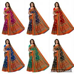 Ladies Bhagalpuri Silk Saree