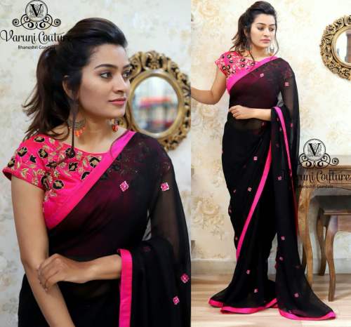 Party Wear Georgette Saree