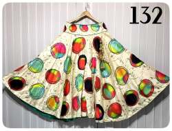 Party Wear Printed Skirt