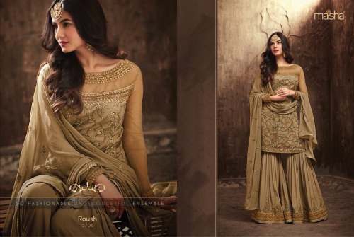 Semi Stitched Embroidery Suit