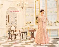 Semi Stitched Georgette suit