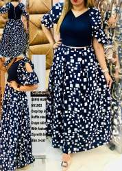 Trendy Crop top With Skirt