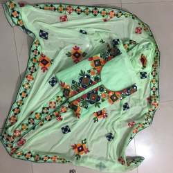 Unstitched Chanderi Dress Material-32