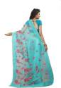Buy Embroidered Bollywood Net Saree By OrangeSell thumb 2