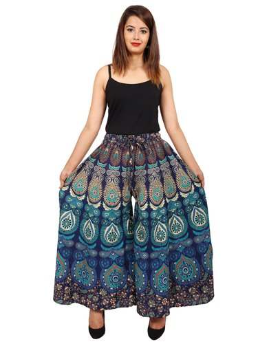 Fancy Cotton Mandala Printed Palazzo by Ganpati Handicrafts