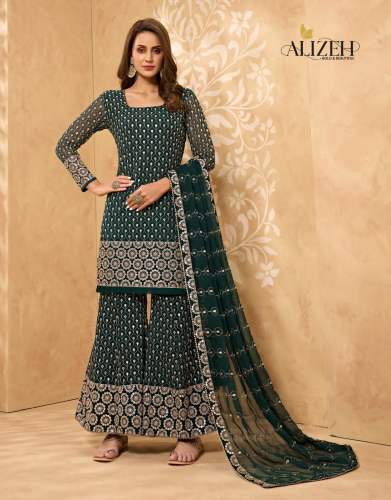 Designer Sharara Suit by Laxminarayan Fab