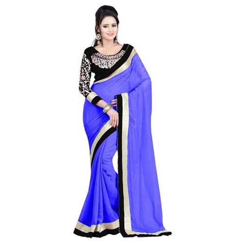 Fancy Silk Saree by Aakash Art