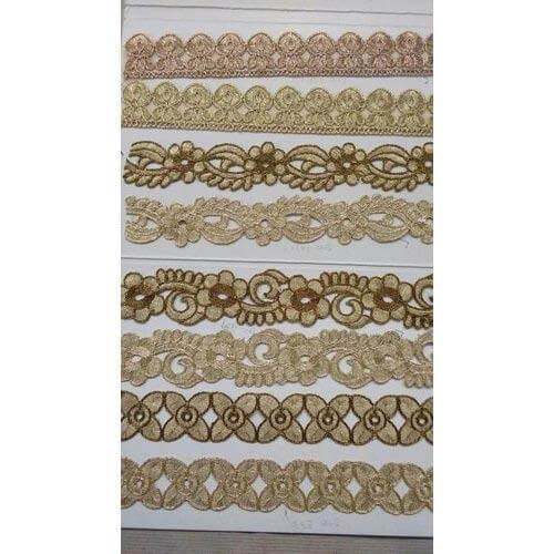 Aakash Art Silk Saree With Lace Border