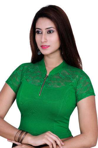 fancy net pattern blouse