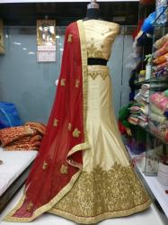CODDING AND ZARI WORK PARTY WEAR LEHENGA 