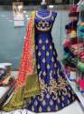 CODDING WORK SILK LEHENGA