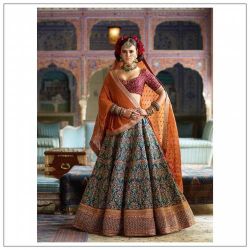 designer wedding wear and party wear lahenga