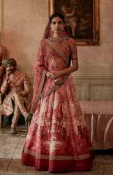 DIGITAL PRINT WITH HAND WORK BRIDAL Wear LEHENGA 