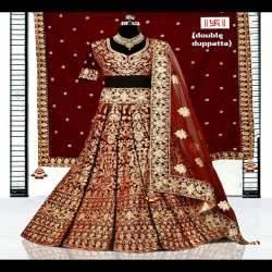 embroidery work design bridal and wedding choli