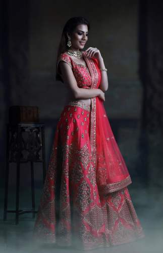 embroidery work designer bridal wear lahenga choli