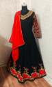 embroidery work designer wedding anarkali dress thumb 1