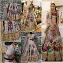heavy designer indian bridal wear lahenga choli thumb 1