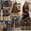 heavy designer indian bridal wear lahenga choli thumb 3