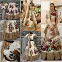 heavy designer indian bridal wear lahenga choli thumb 4