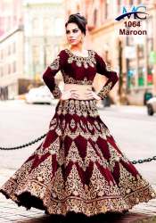 heavy designer indian wedding bridal lahenga choli