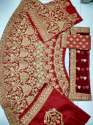heavy embroidery work bridal wear indian lahenga thumb 2