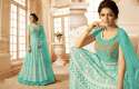 heavy embroidery work designer anarkali dress thumb 2