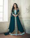 heavy embroidery work designer anarkali suit thumb 2