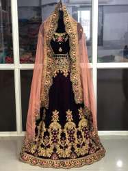 heavy work designer bridal wear lahenga choli