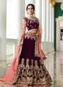heavy work designer bridal wear lahenga choli thumb 2