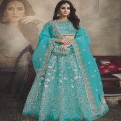 HEAVY WORK DESIGNER PARTY WEAR FANCY LAHENGA