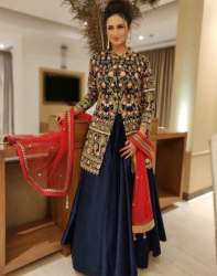 indian designer party and wedding wear salwar suit