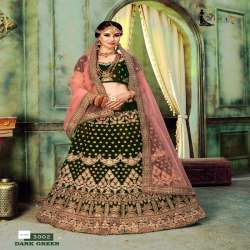 indian designer wedding wear heavy lahengna choli