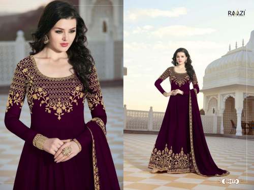 indian embroidery work designer wedding dress