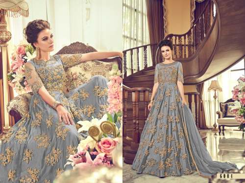 indian latest designer wedding dress by Teeya Creation