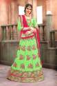 indian wedding wear embroidery  work lahenga choli