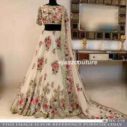 indian wedding wear printed designer lehenga choli