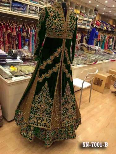 latest design party wear anarkali dress suit