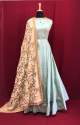 latest design simple  wedding wear anarkali dress thumb 3