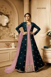 latest designer indian wedding anarkali dress